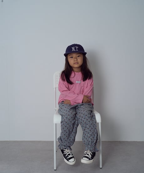 【BASIC LOGO LONG TEE】pink