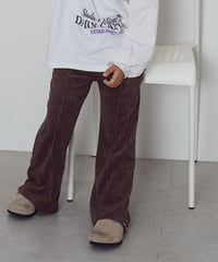 【PILE FLARE PANTS】