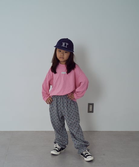 flower waffle pants