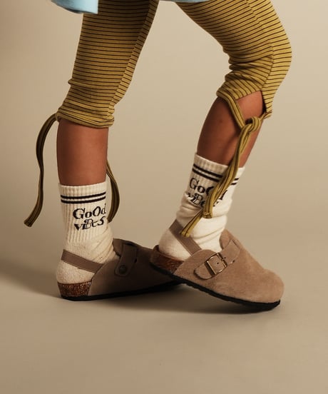 【STRIPE RIBBON LEGGINGS】