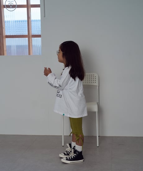 【STRIPE RIBBON LEGGINGS】