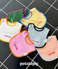 potato cotton bib
