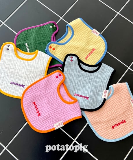 potato cotton bib