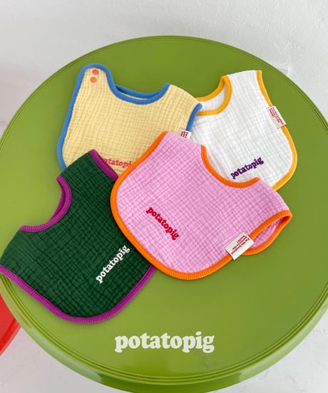 potato cotton bib