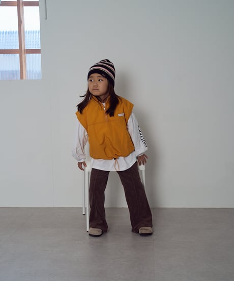 half zip nylon vest
