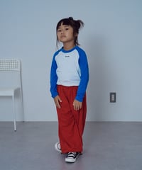 【COLOR RAGLAN LONG TEE】blue
