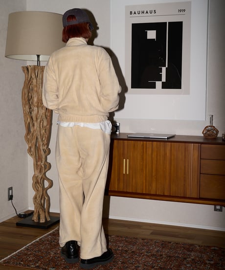 Cream sweat set up