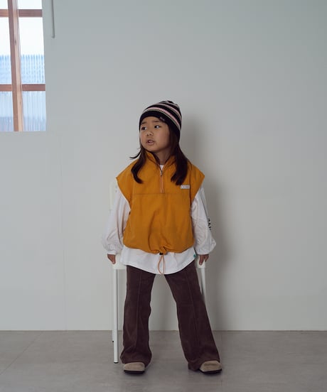 half zip nylon vest
