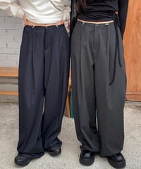 STRIPE WIDE PANTS