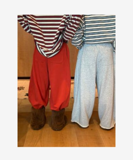 SCRIPT WIDE SWEAT PANTS