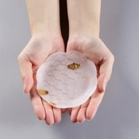 toumei 箔豆皿 Golden Fossil Mamezara