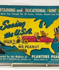 AMERICA HISTORICAL AND EDUCATIONAL PAINT BOOK と SEEING THE U.S.A. WITH MR. PEANUT　1949年と1950年