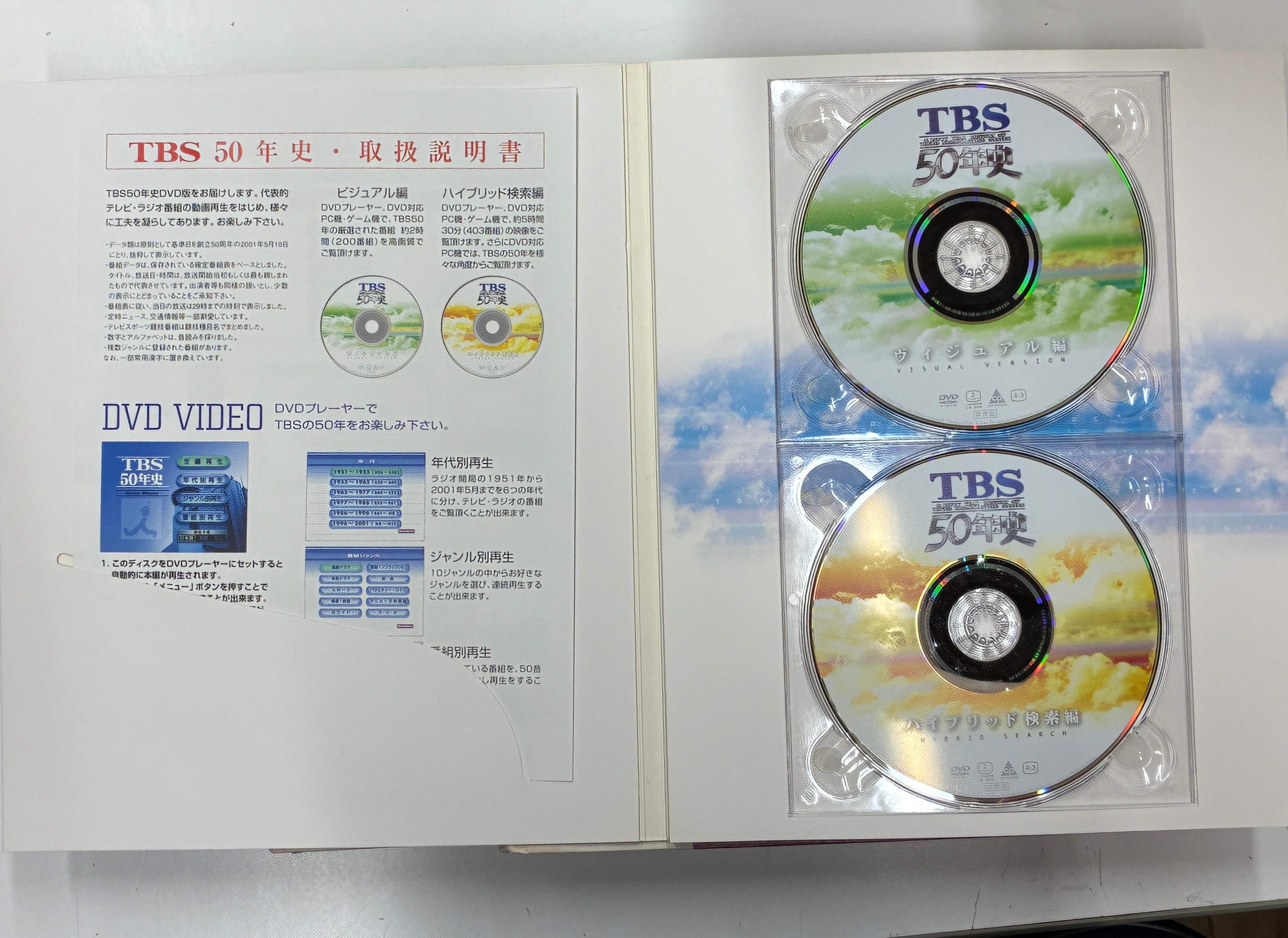 TBS 50年史 DVD2枚付き 2002年 東京放送 | バブオ堂