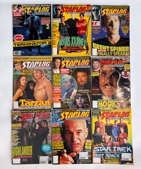 STARLOG magazine 9冊セット(169〜174・185〜187) STARLOGPRESS 1991年〜1993年