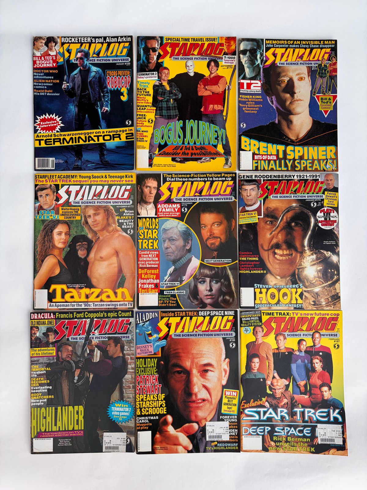 STARLOG magazine 9冊セット(169〜174・185〜187) STARLOG
