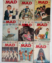 『MAD（マッド・マガジン）』9冊セット E.C. Publications No. 182/184/189/193/196/199/201/204/205