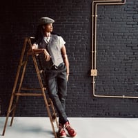 1/6スケール インダストリアルな黒煉瓦壁　ドール 撮影用背景ボード　ドールハウス　Ships Within Japan Only
