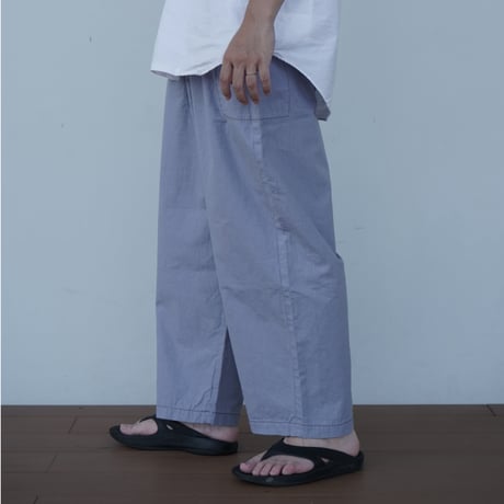 バルキーシーチング厚手ギャザーパンツ / homspun