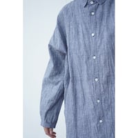 Dobby Gathered Shirt / sugiwai
