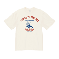 ROCK THE BOAT Tee / FADE WHITE