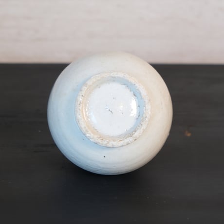 李朝青花白磁壺