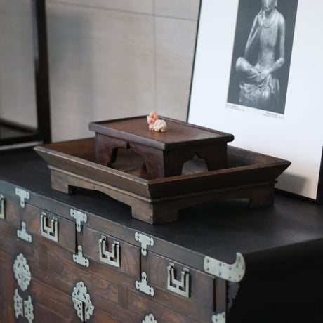 李朝 木盤