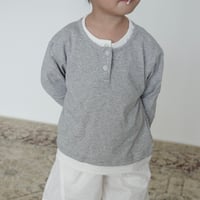 henry layered tops｜right gray