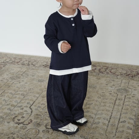 henry layered tops｜navy