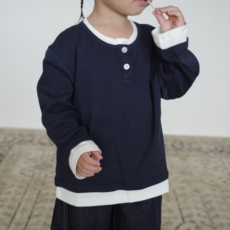 henry layered tops｜navy