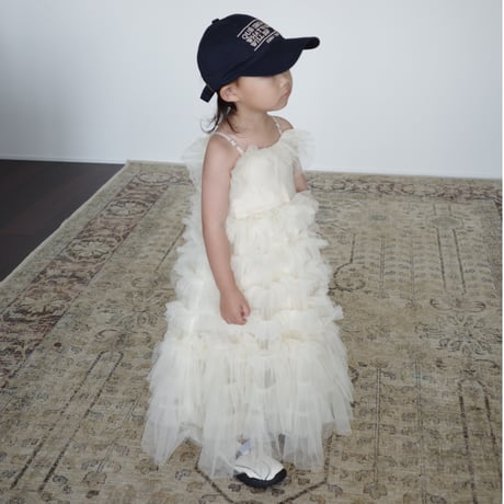 tulle ruffle dress