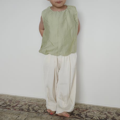 satin volume pants