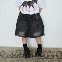 black half denim