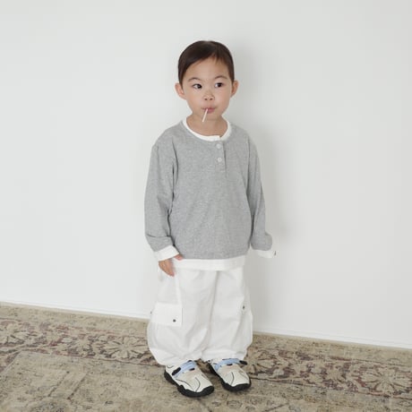 henry layered tops｜right gray