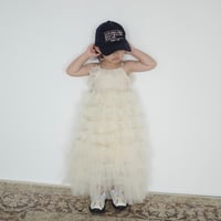 tulle ruffle dress
