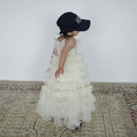 tulle ruffle dress
