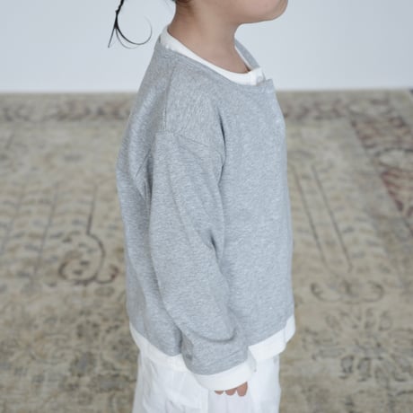 henry layered tops｜right gray