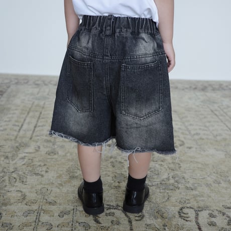 black half denim