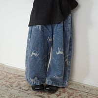 logo denim｜blue