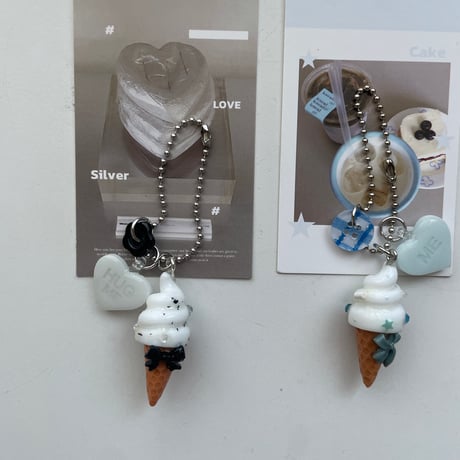 受注 ) soft ice cream charm