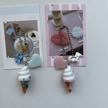 受注 ) soft ice cream charm