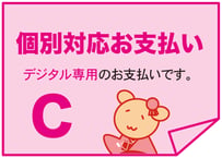 個別対応お支払い＜デジタルC＞
