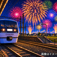[7月19日(日) 実施] お花火電車 【滑川龍宮まつり】