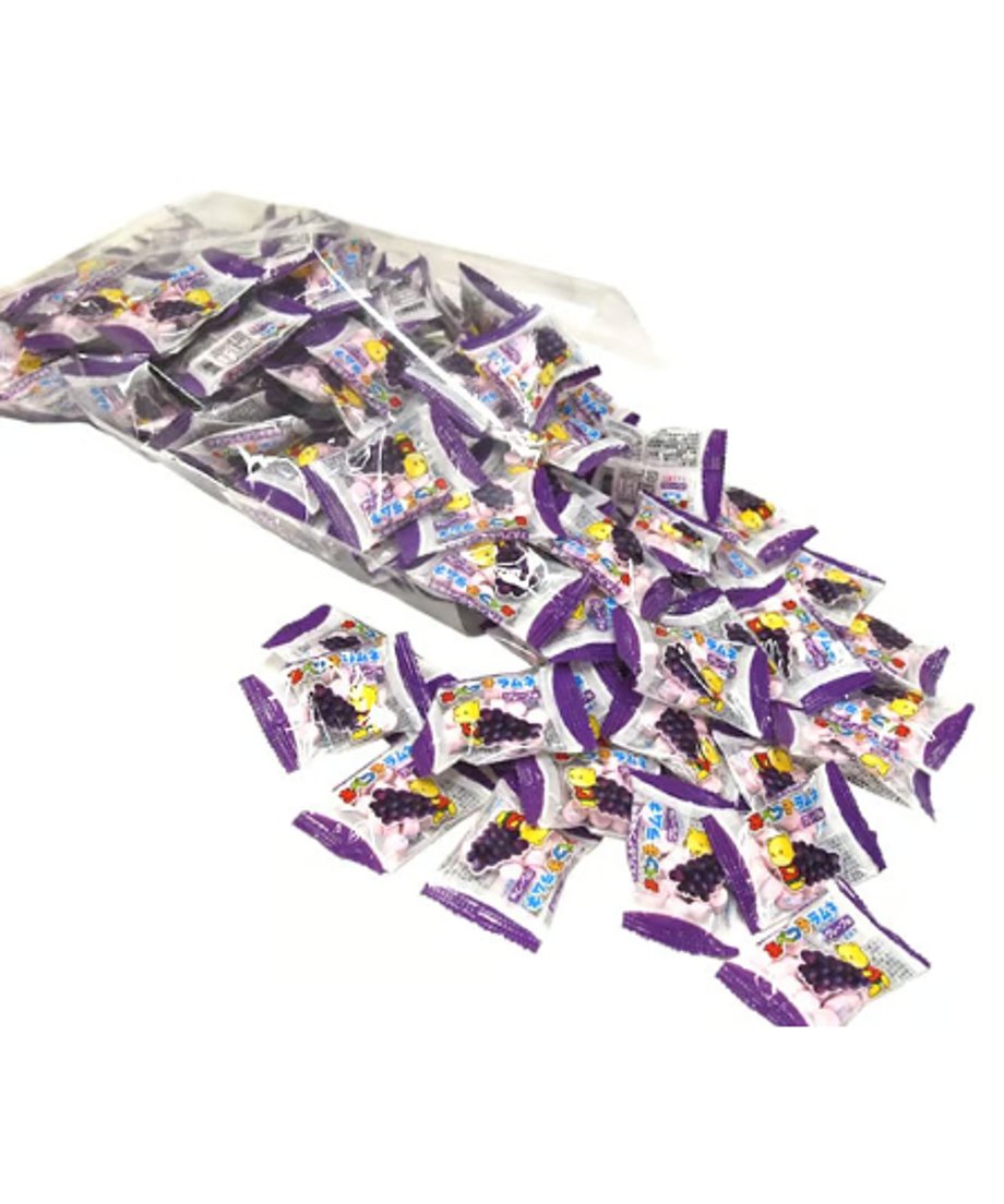 あべっ子ラムネ グレープ　1kg（個装紙込み）