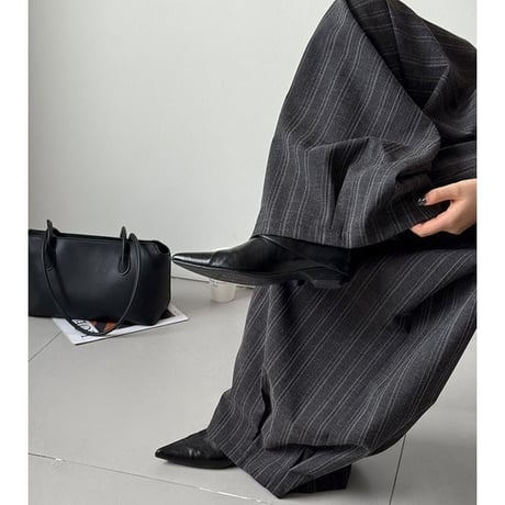 pinstripe voluminous wide pants　MA2267