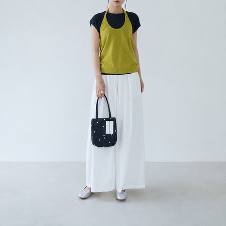 high waist airy loose wide pants/2color　MA2078