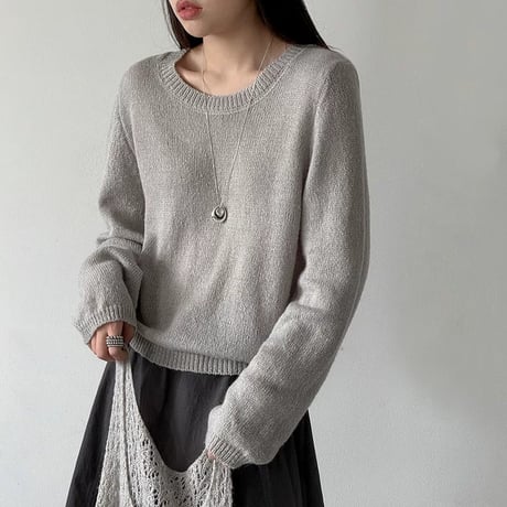 openwork knit ensemble /4color　MA2293