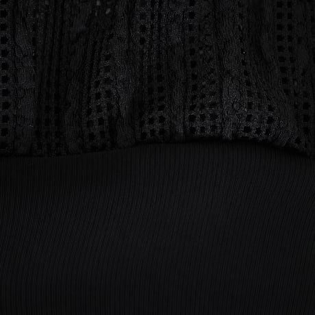 crew neck cutwork short sleeve knit pullover　MA2092