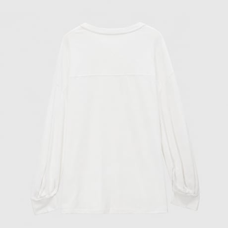 lantern sleeve round neck tee　MA2129