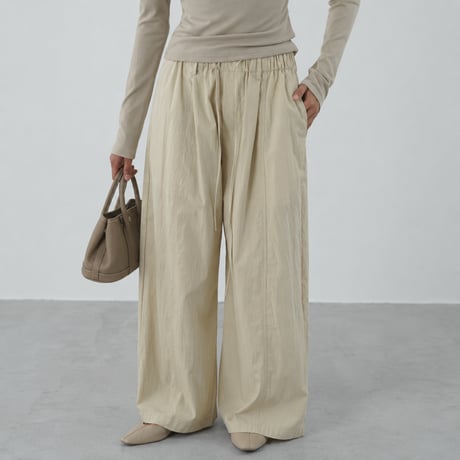 high waist wide longpants /3color　MA2098