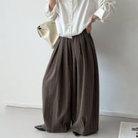 pinstripe voluminous wide pants　MA2267